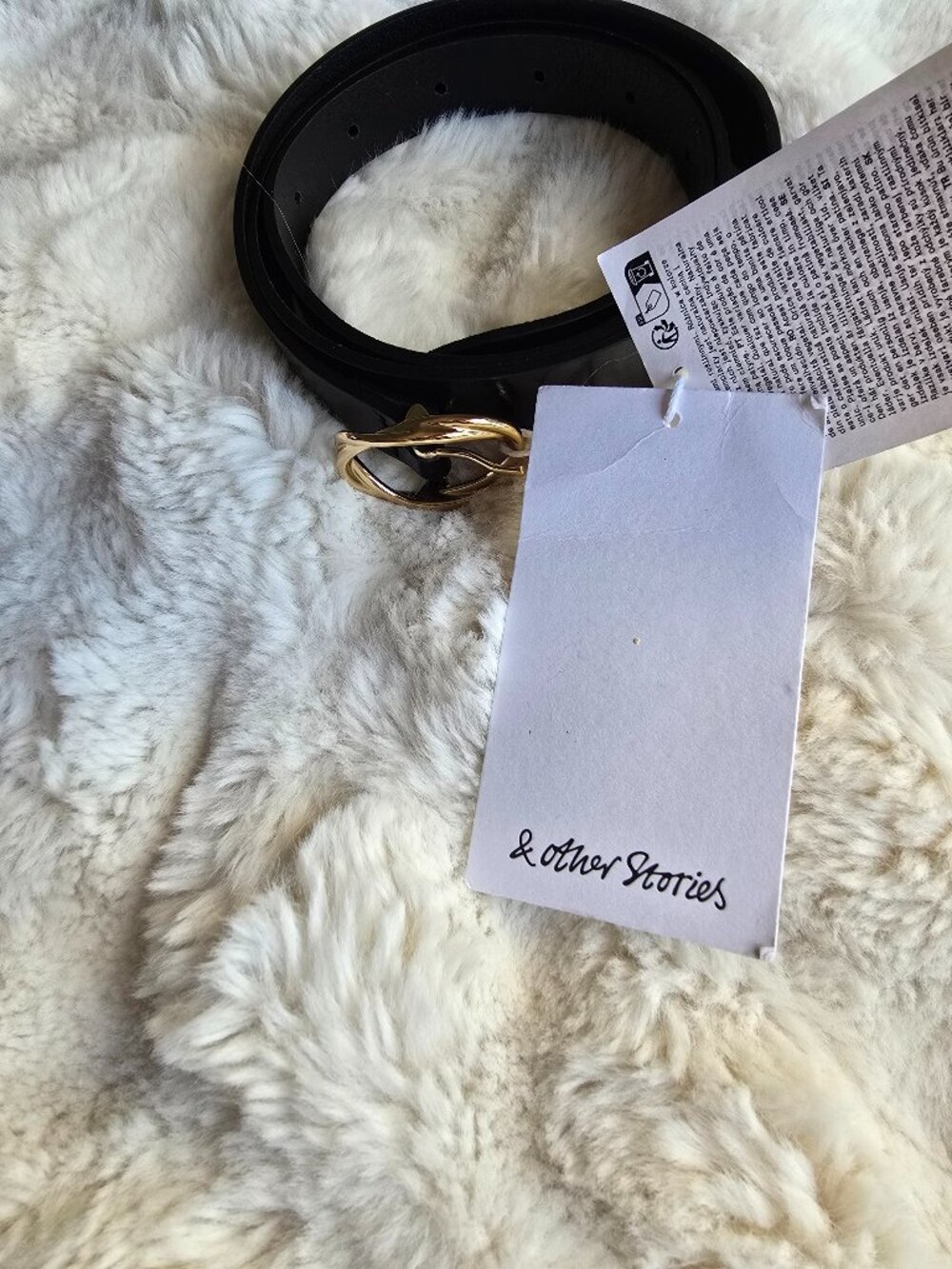 & other stories gold belt